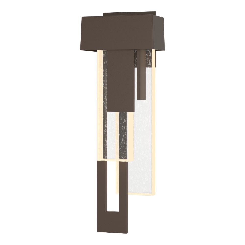 Hubbardton Forge 302531-1001 Rainfall LED Outdoor Sconce in Coastal Bronze (75)