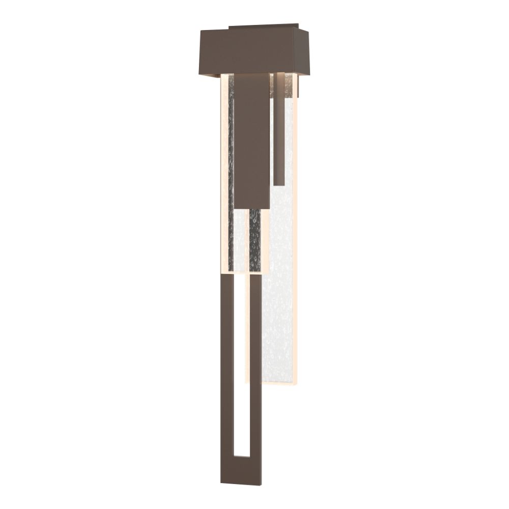 Hubbardton Forge 302533-1001 Rainfall Large LED Outdoor Sconce in Coastal Bronze (75)