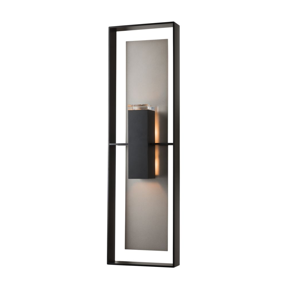 Hubbardton Forge 302607-1071 Shadow Box Tall Outdoor Sconce in Coastal Oil Rubbed Bronze