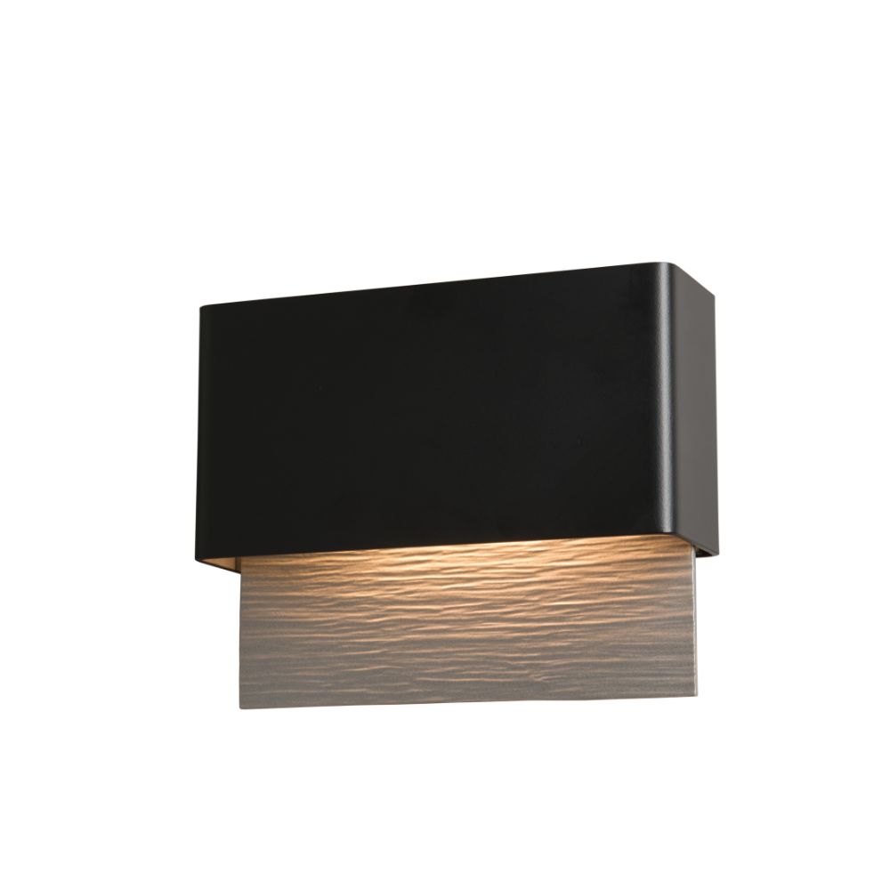 Hubbardton Forge 302630-1067 Stratum Dark Sky Friendly LED Outdoor Sconce in Coastal Natural Iron