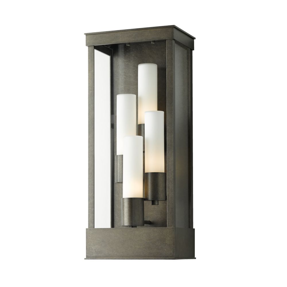 Hubbardton Forge 304330-1004 Portico Large Outdoor Sconce in Coastal Black (80)