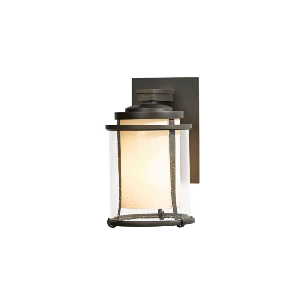 Hubbardton Forge 305605-1088 Meridian Small Outdoor Sconce in Coastal White