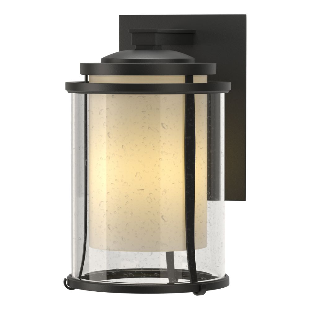 Hubbardton Forge 305615-1004 Meridian Large Outdoor Sconce in Coastal Black (80)