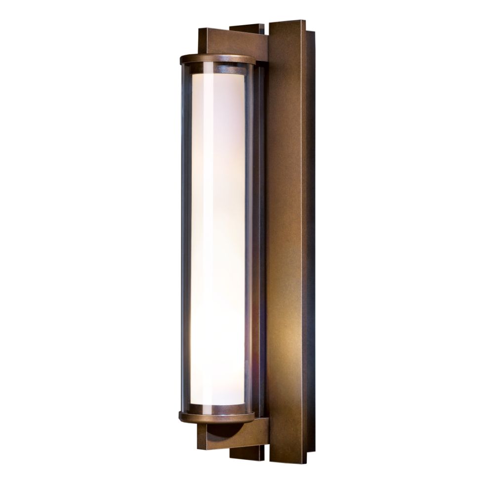 Hubbardton Forge 306455-1004 Fuse Large Outdoor Sconce in Coastal Black (80)