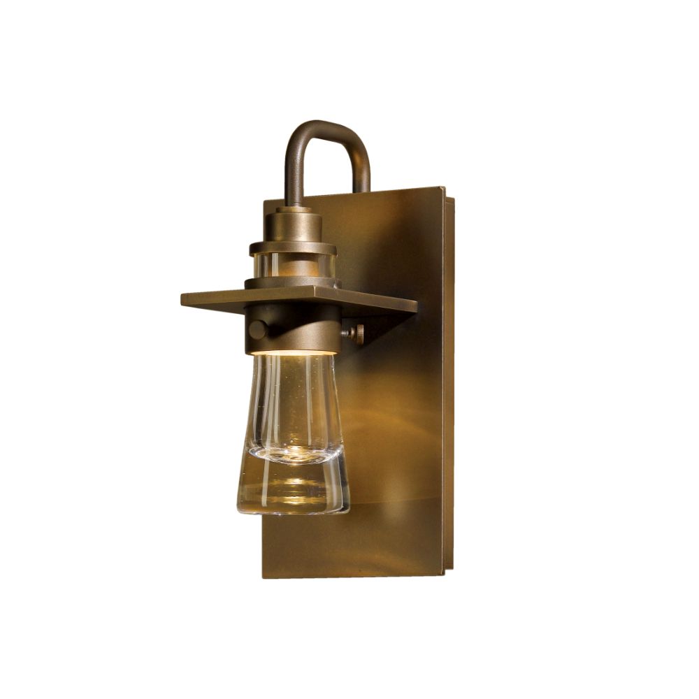 Hubbardton Forge 307710-1019 Erlenmeyer Small Outdoor Sconce in Coastal Black (80)