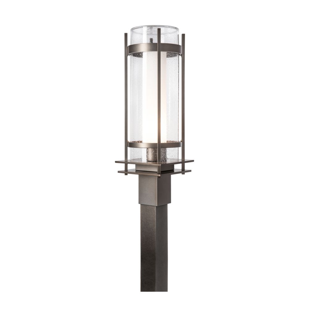 Hubbardton Forge 345897-1016 Torch Outdoor Post Light in Coastal White