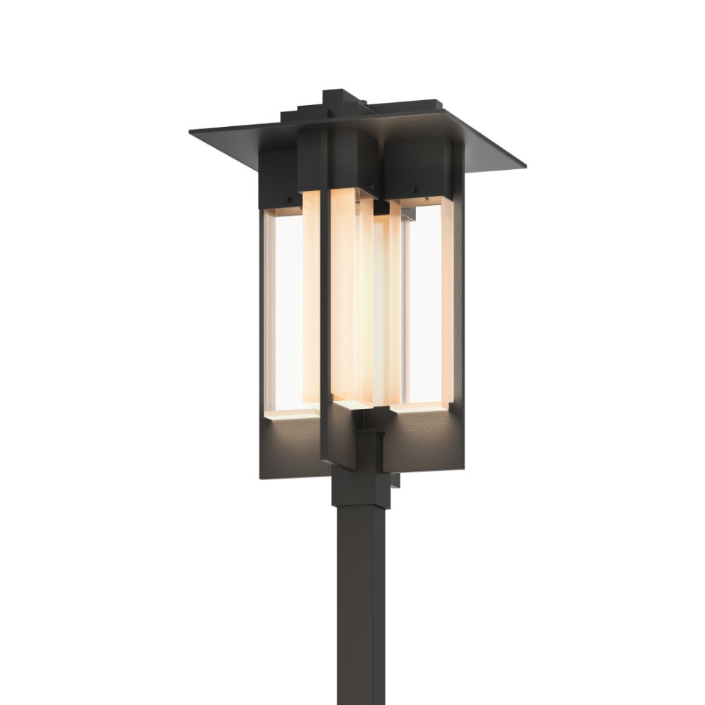 Hubbardton Forge 346410-1000 Axis Large Outdoor Post Light in Coastal Black (80)