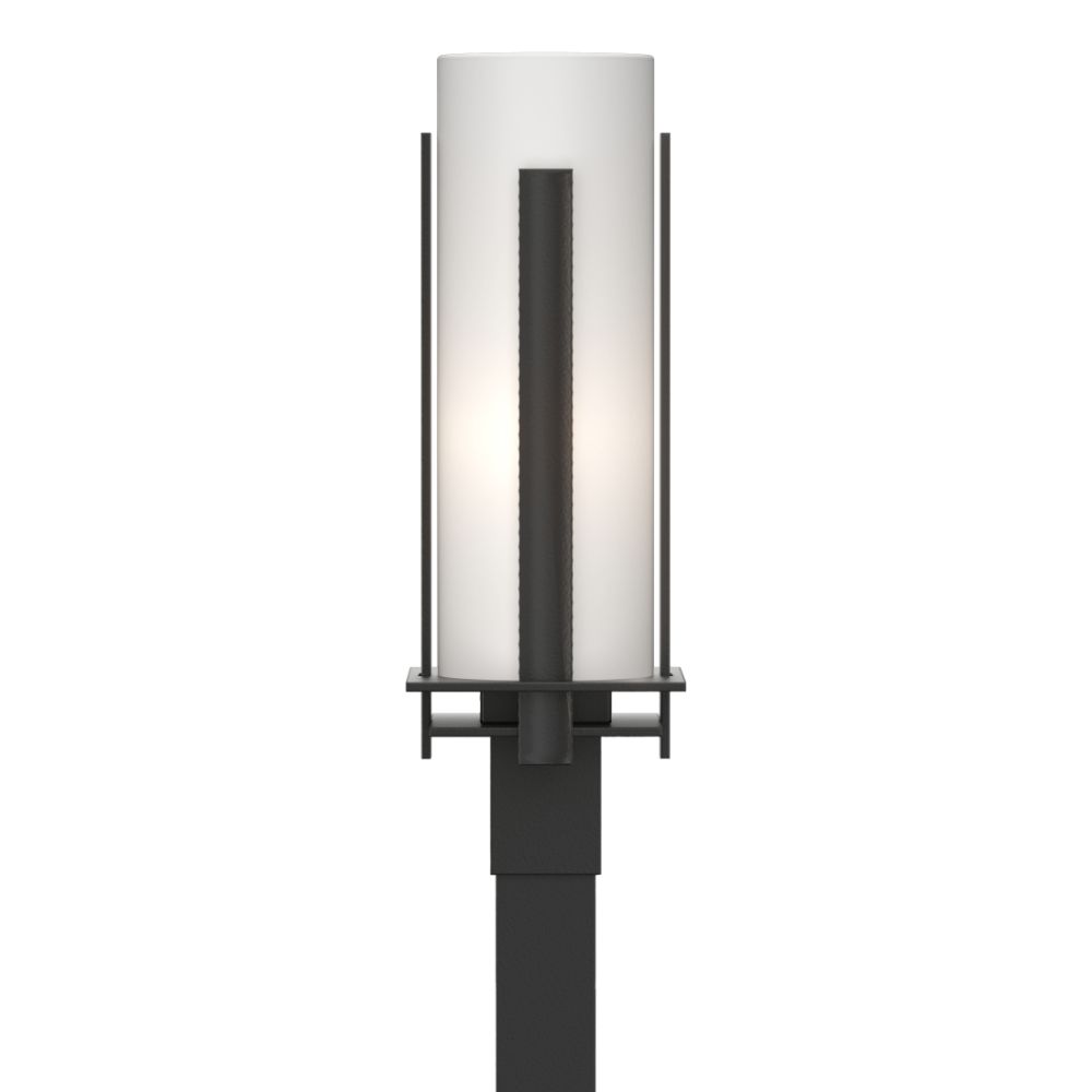 Hubbardton Forge 347288-1012 Forged Vertical Bars Outdoor Post Light in Coastal Black (80)