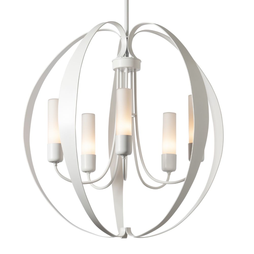 Hubbardton Forge 364201-1049 Pomme Outdoor Pendant - Coastal White Finish - Opal Glass - Short Overall Height