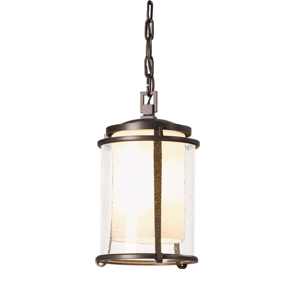 Hubbardton Forge 365610-1088 Meridian Outdoor Ceiling Fixture in Coastal White
