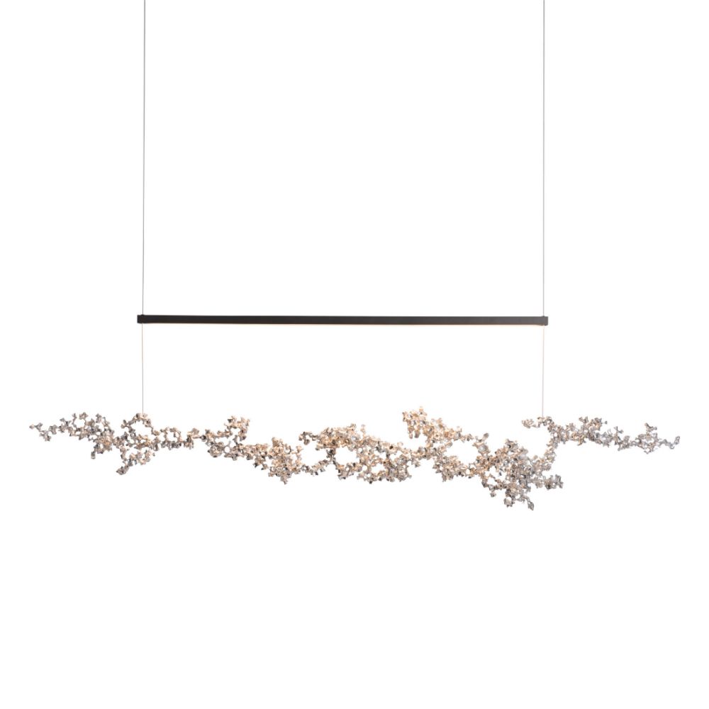 Hubbardton Forge 401326-1188 Coral LED Pendant - Sterling Finish - White Accent