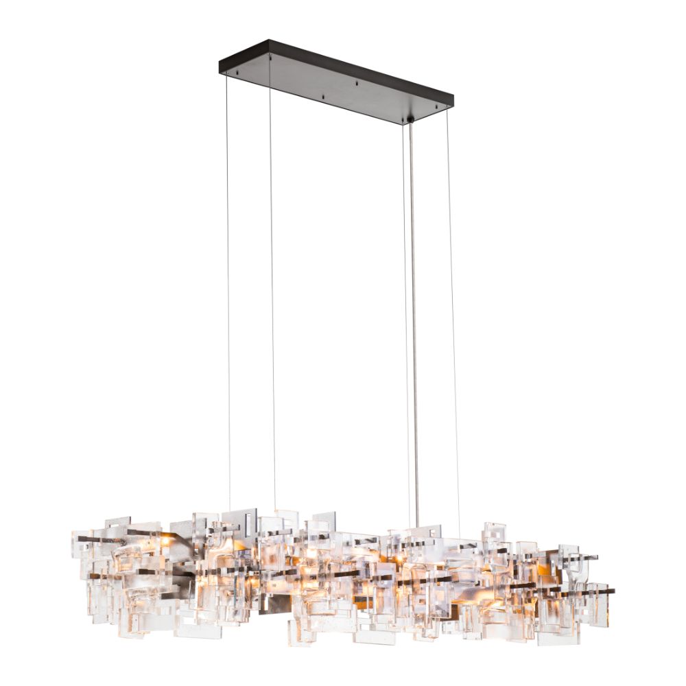 Hubbardton Forge 401328-1108 Fusion Pendant in Sterling