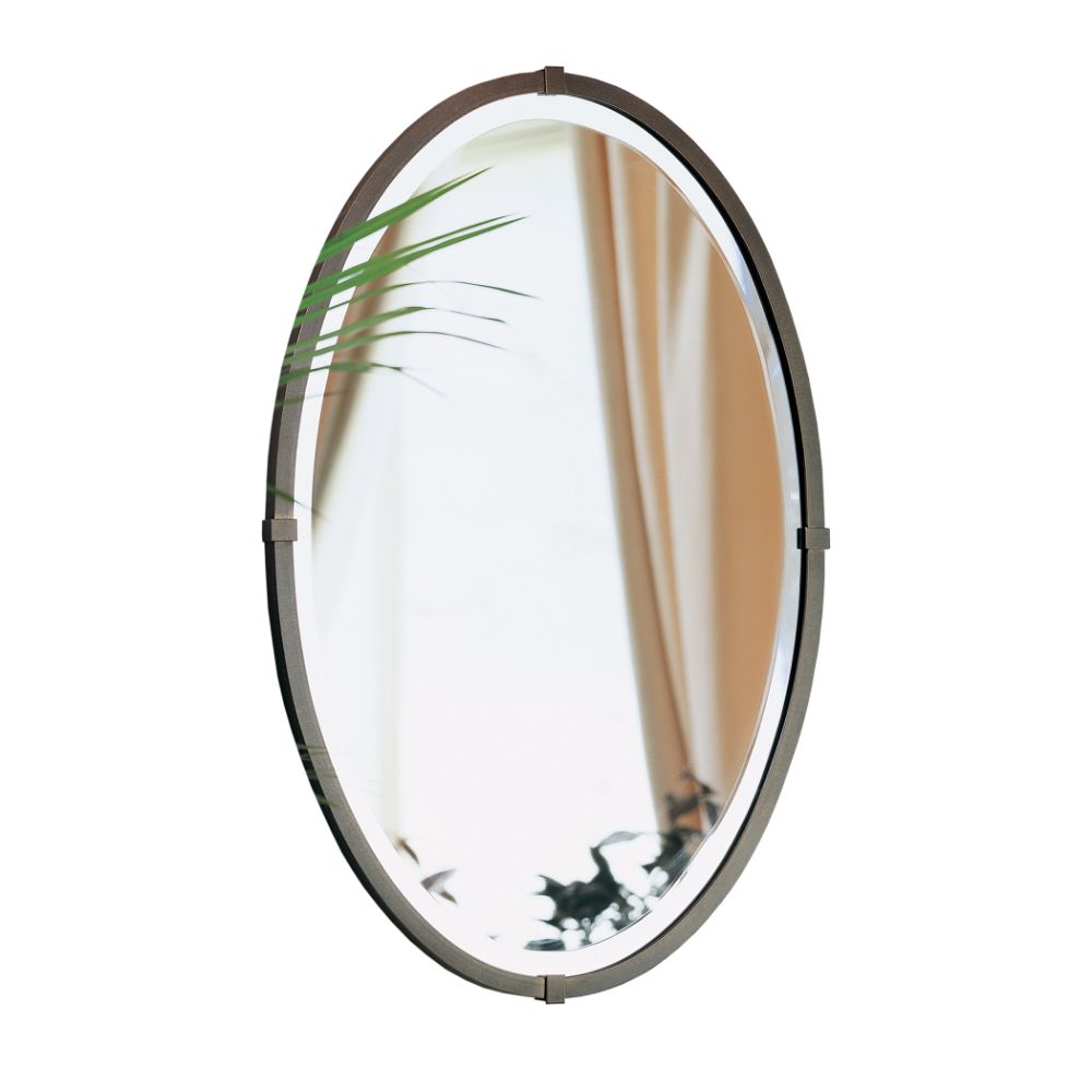 Hubbardton Forge 710004-1012 Beveled Oval Mirror in White