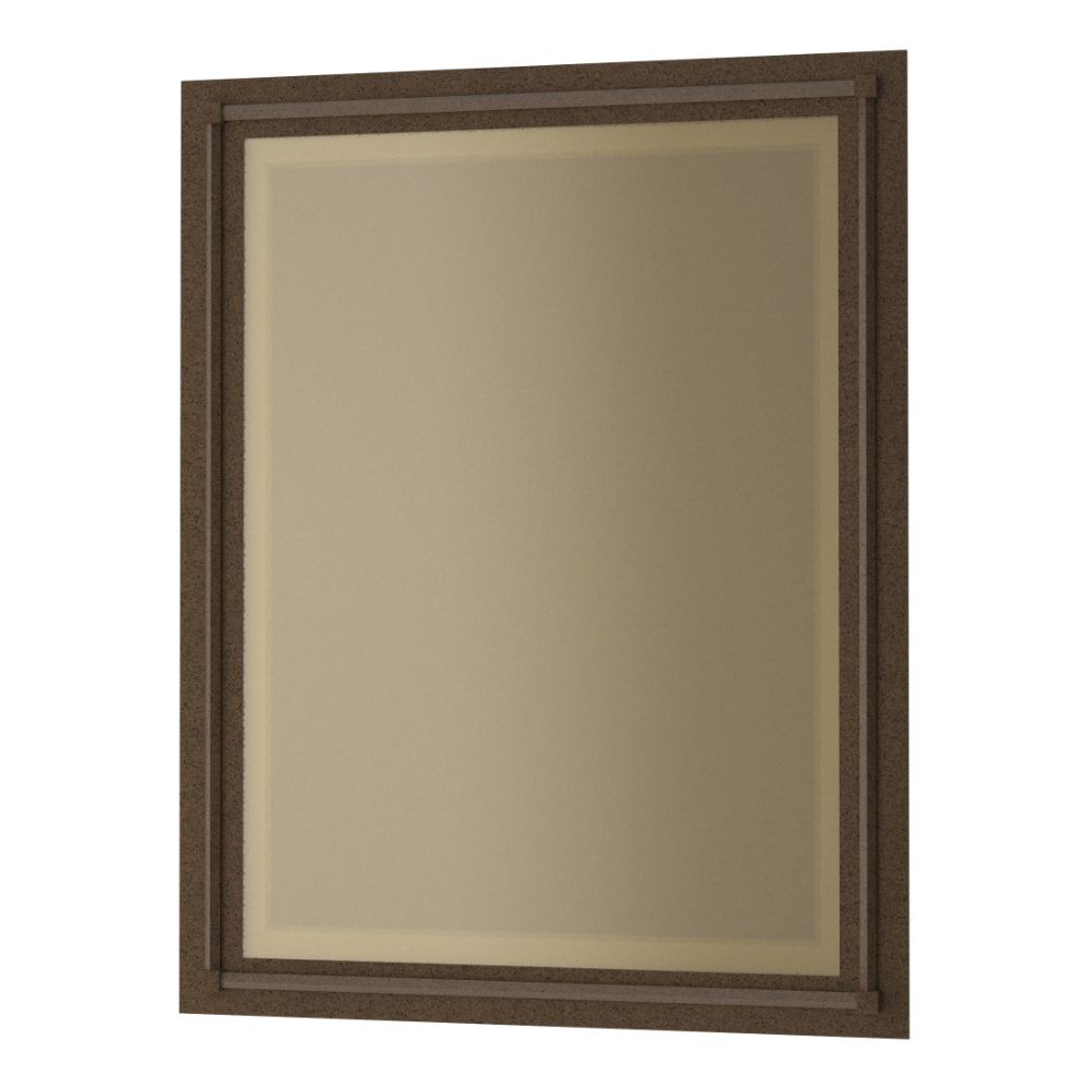 Hubbardton Forge 714901-1001 Rook Beveled Mirror in Bronze (05)