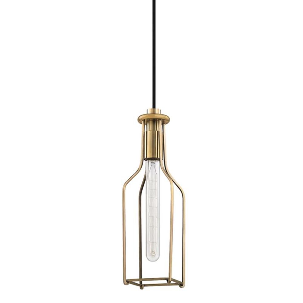 Hudson Valley 1041-AGB COLEBROOK-PENDANT in Aged Brass