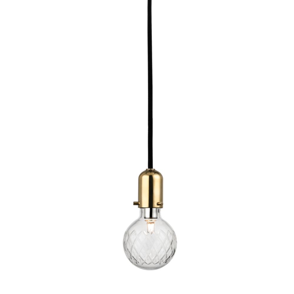 Hudson Valley 1100-AGB MARLOW-PENDANT in Aged Brass