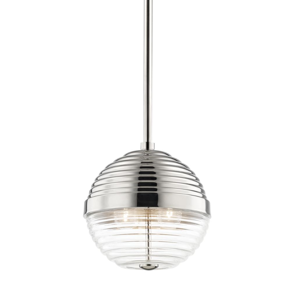 Hudson Valley 1210-PN Easton 3 Light Small Pendant in Polished Nickel
