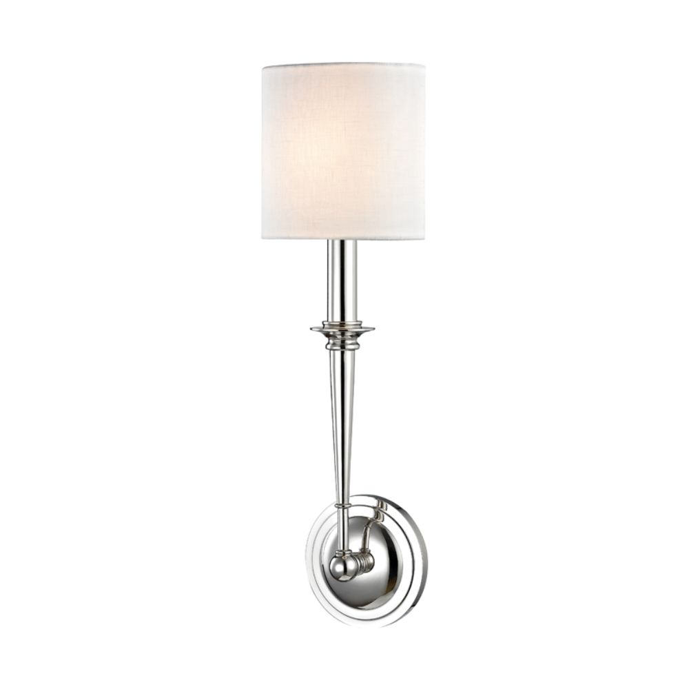 Hudson Valley 1231-PN 1 LIGHT WALL SCONCE Polished Nickel