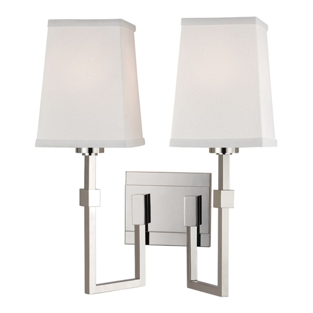 Hudson Valley 1362-PN FLETCHER-WALL SCONCE in Polished Nickel