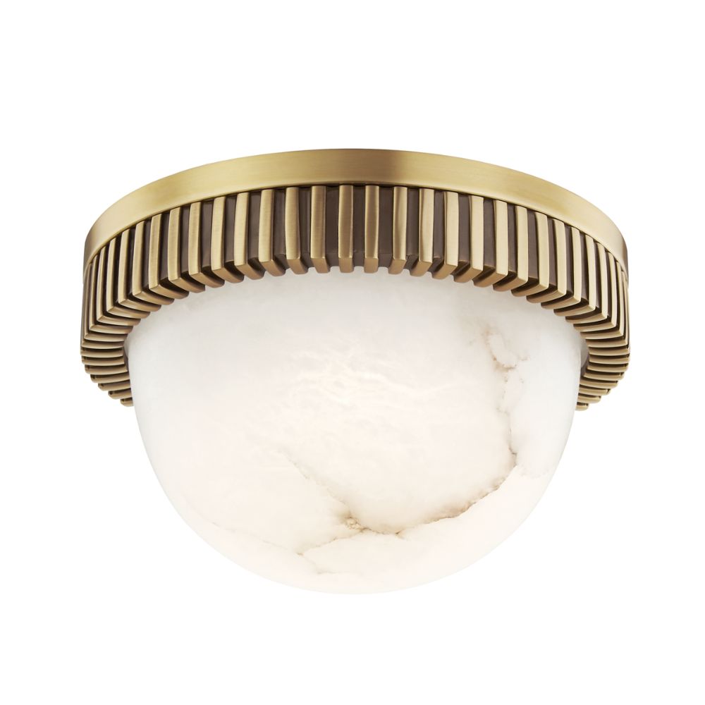 Hudson Valley 1430-AGB Ainsley Led Flush Mount in Aged Brass