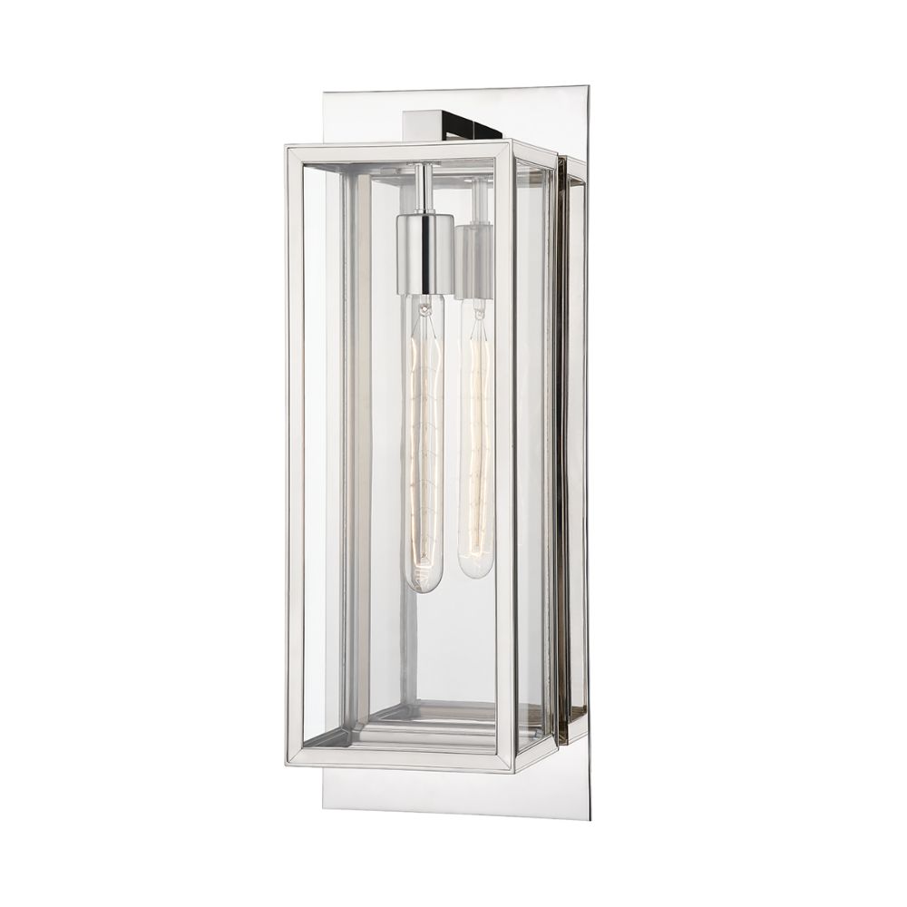 Hudson Valley 1541-PN Sea Cliff 1 Light Wall Sconce in Polished Nickel
