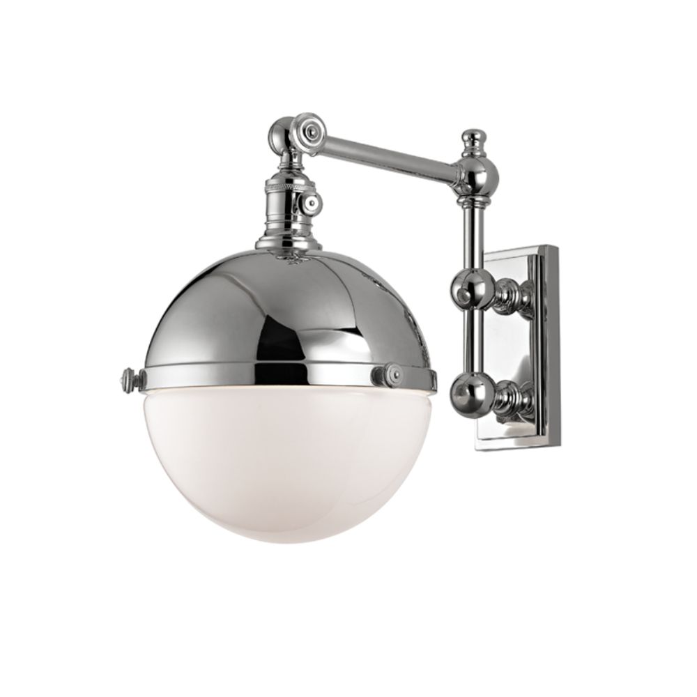Hudson Valley 1671-PN STANLEY-WALL SCONCE in Polished Nickel