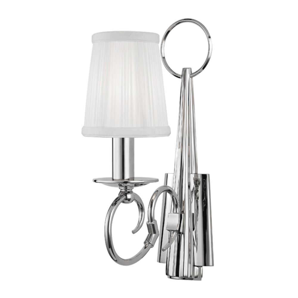 Hudson Valley 1691-PN CALDWELL-WALL SCONCE in Polished Nickel