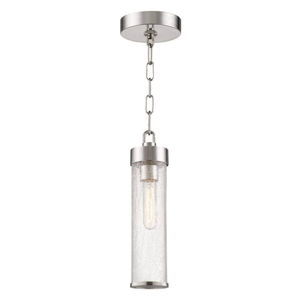Hudson Valley 1700-PN Soriano 1 Light Pendant in Polished Nickel