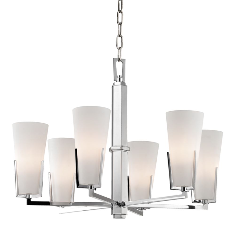 Hudson Valley 1806-PC UPTON-CHANDELIER in Polished Chrome