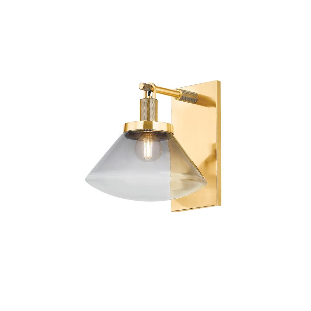 Hudson Valley 1931-AGB Mendon Wall Sconce in Aged Brass