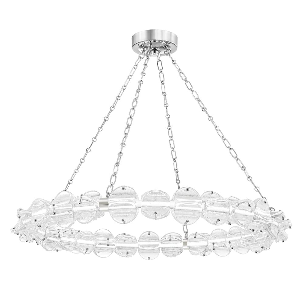 Hudson Valley 1938-PN Small Led Chandelier in Polished Nickel