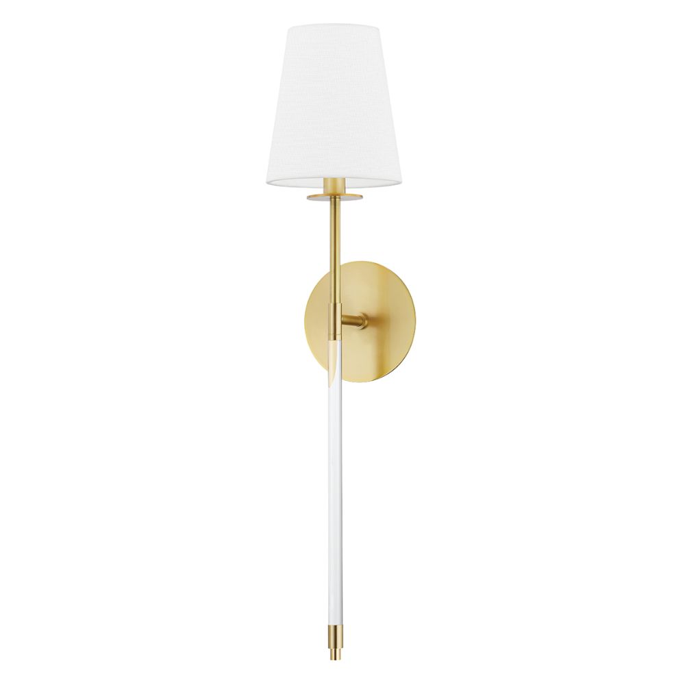 Hudson Valley Lighting 2041-AGB 1 Light Wall Sconce in Aged Brass