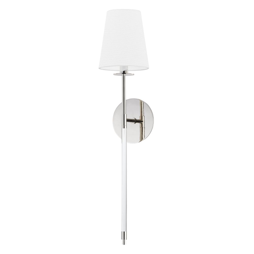 Hudson Valley Lighting 2041-PN 1 Light Wall Sconce in Polished Nickel