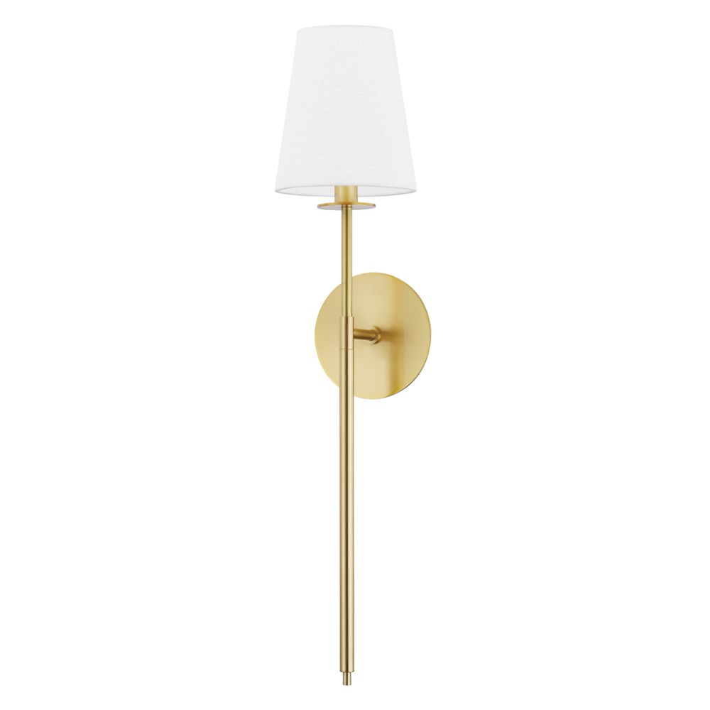 Hudson Valley Lighting 2061-AGB 1 Light Wall Sconce in Aged Brass