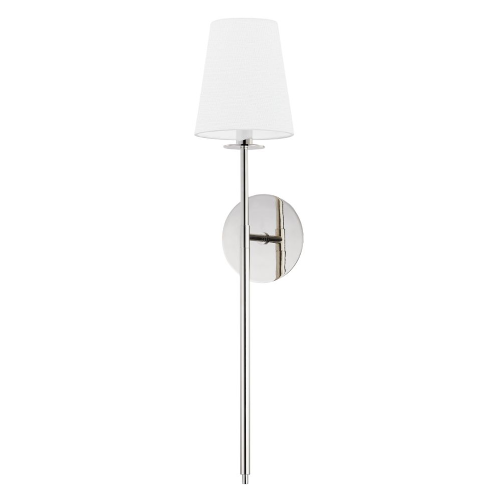 Hudson Valley Lighting 2061-PN 1 Light Wall Sconce in Polished Nickel