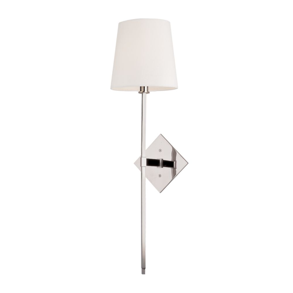 Hudson Valley Lighting 211-PN Cortland 1 Light Wall Sconce in Polished Nickel