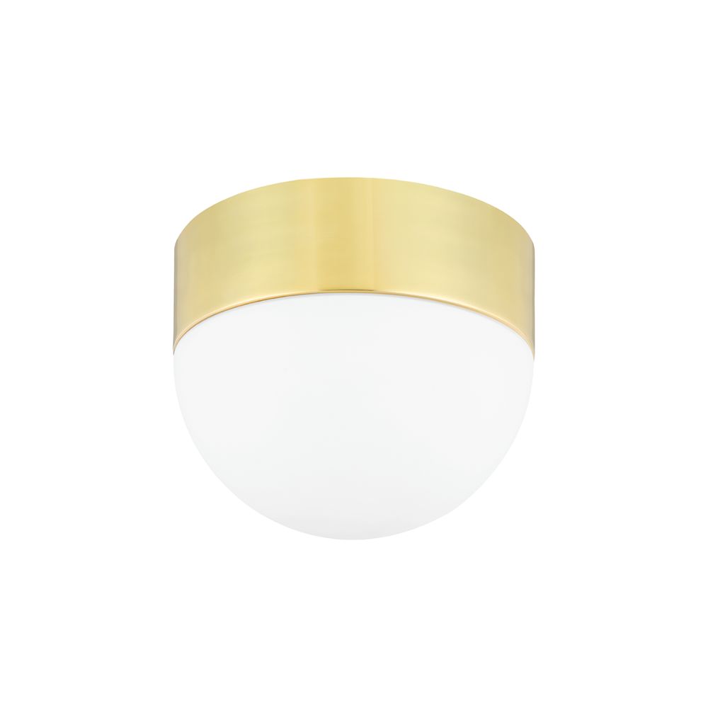 Hudson Valley 2110-AGB 2 Light Small Flush Mount in Aged Brass