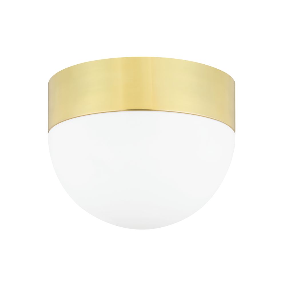 Hudson Valley 2114-AGB 3 Light Large Flush Mount in Aged Brass