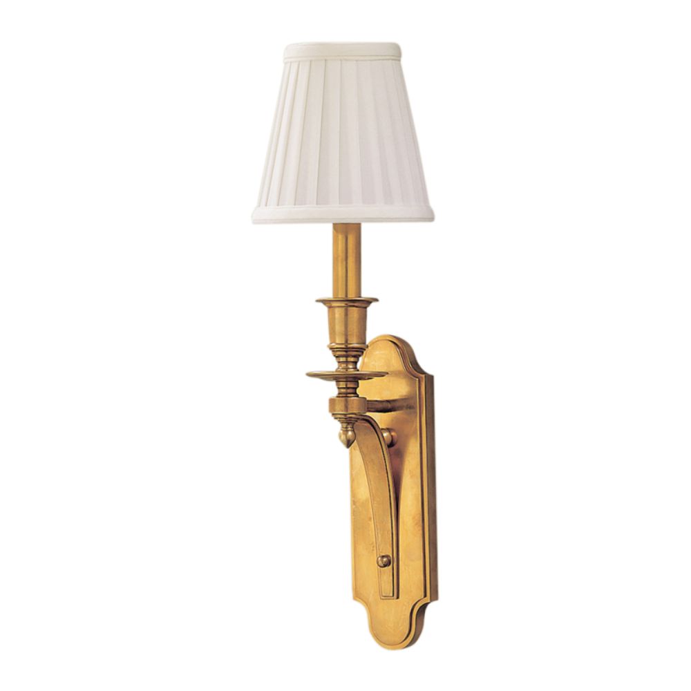 Hudson Valley Lighting 2121-AGB 1 Light Wall Sconce in Aged Brass