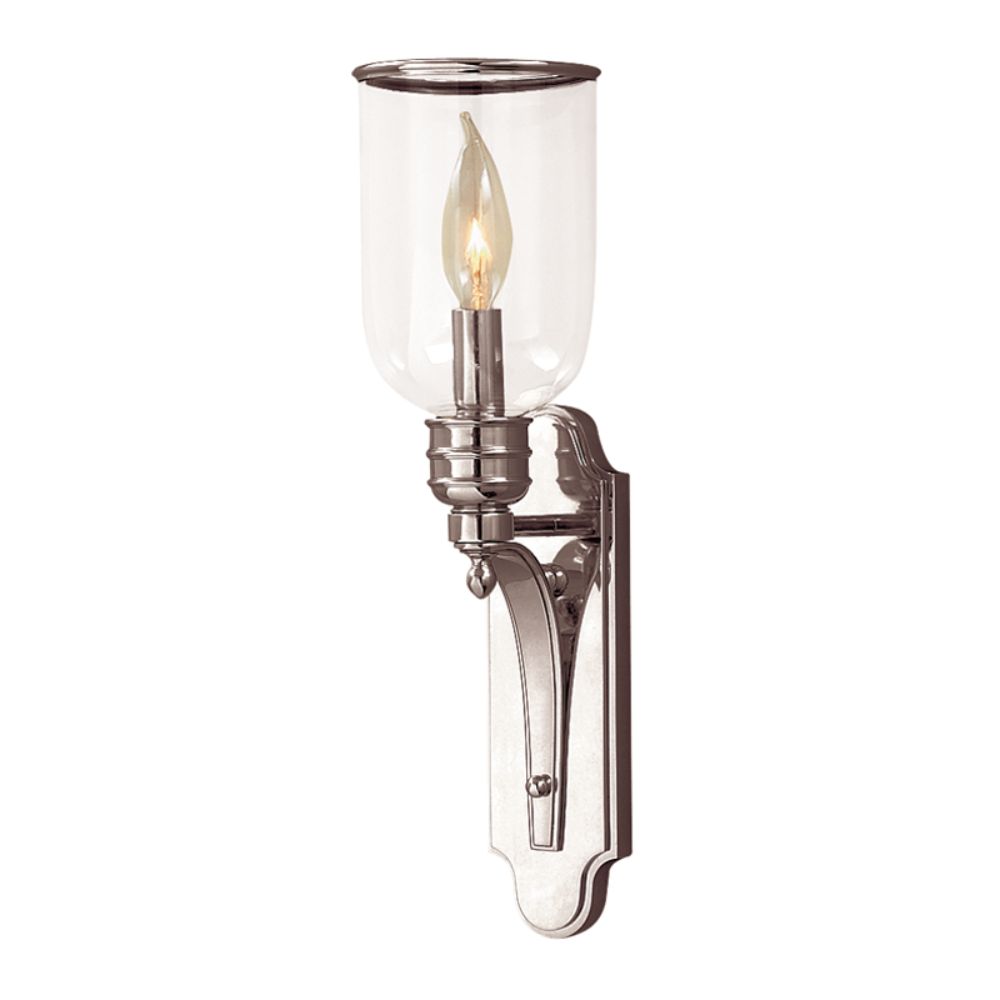Hudson Valley Lighting 2131-PN Newport 1 Light Wall Sconce in Polished Nickel