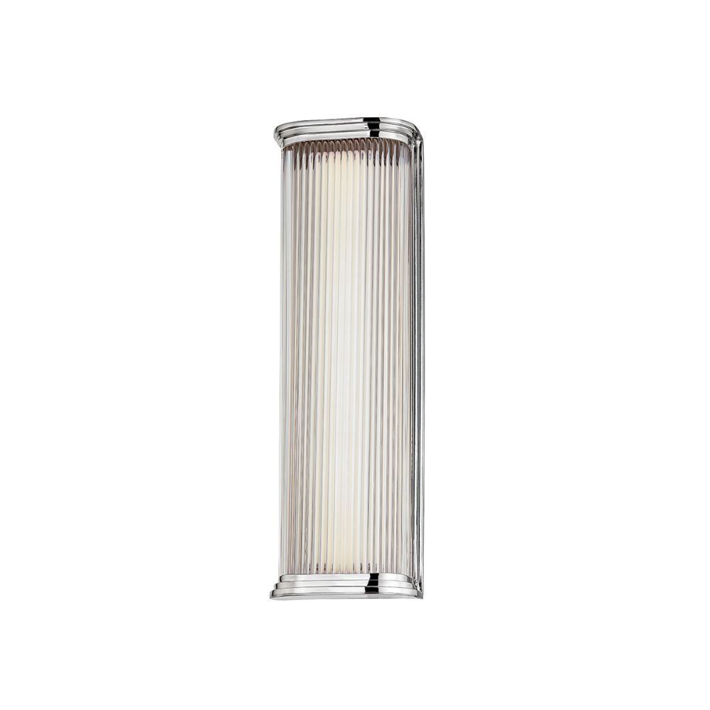 Hudson Valley 2217-PN 1 Light Wall Sconce in Polished Nickel
