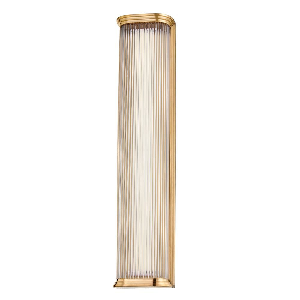 Hudson Valley 2225-AGB 1 Light Wall Sconce in Aged Brass