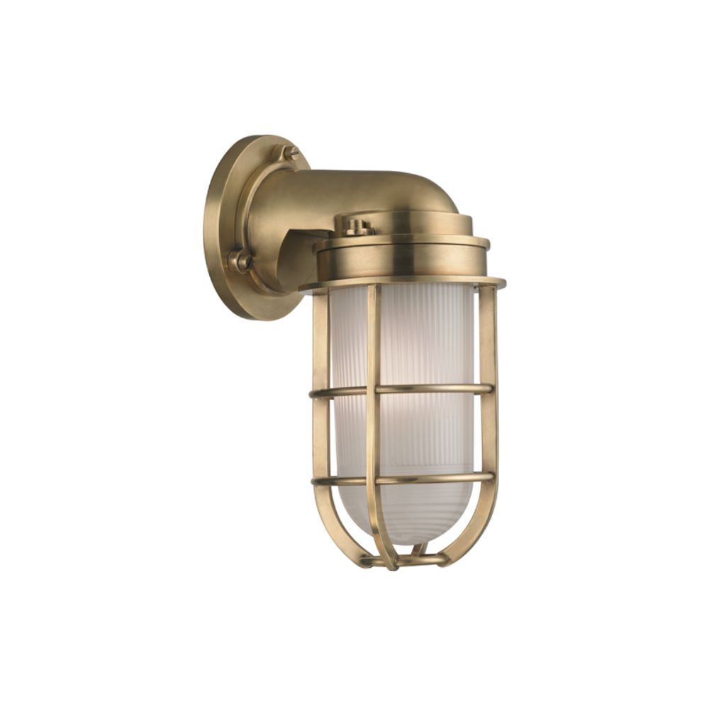 Hudson Valley Lighting 240-AGB Carson 1 Light Wall Sconce in Aged Brass