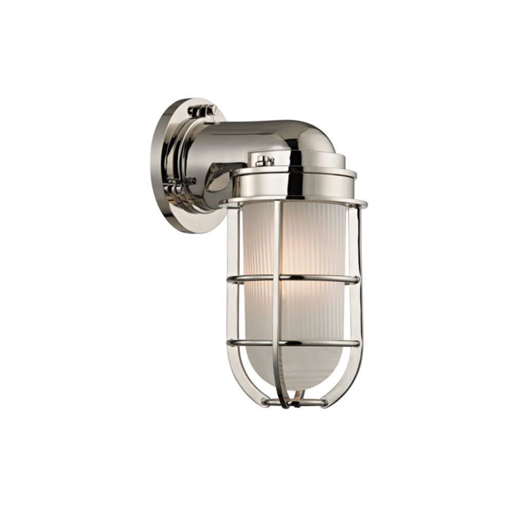 Hudson Valley Lighting 240-PN Carson 1 Light Wall Sconce in Polished Nickel