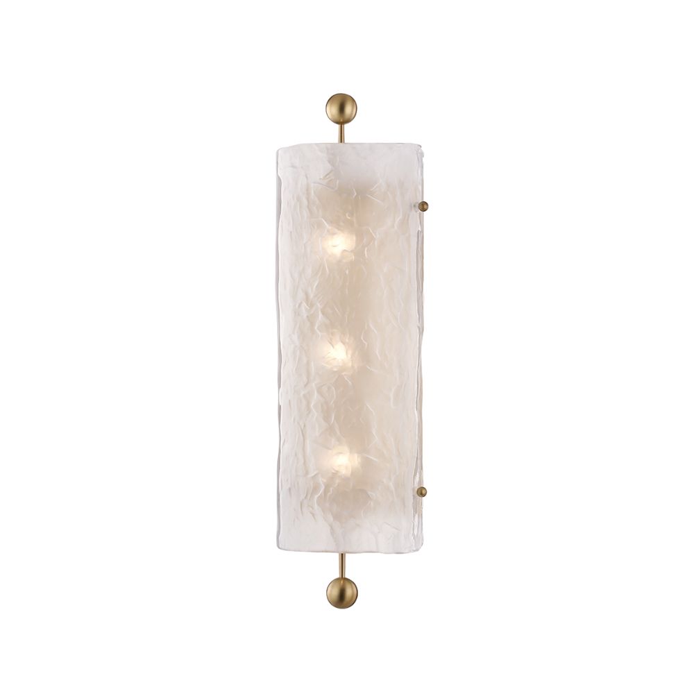 Hudson Valley 2422-AGB Broome 3 Light Wall Sconce