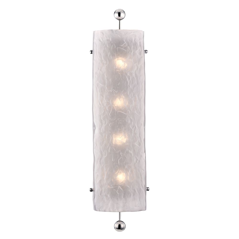 Hudson Valley 2427-PN Broome 4 Light Wall Sconce