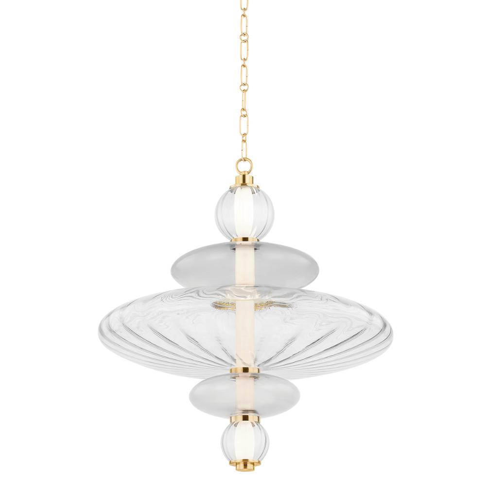 Hudson Valley 2625-AGB Williams Pendant in Aged Brass