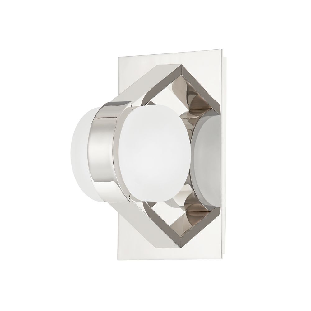 Hudson Valley 2700-PN 1 Light Wall Sconce in Polished Nickel