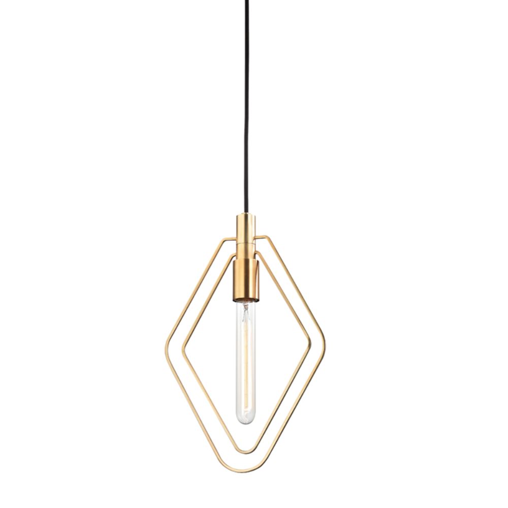 Hudson Valley 3040-AGB 1 LIGHT PENDANT in Aged Brass