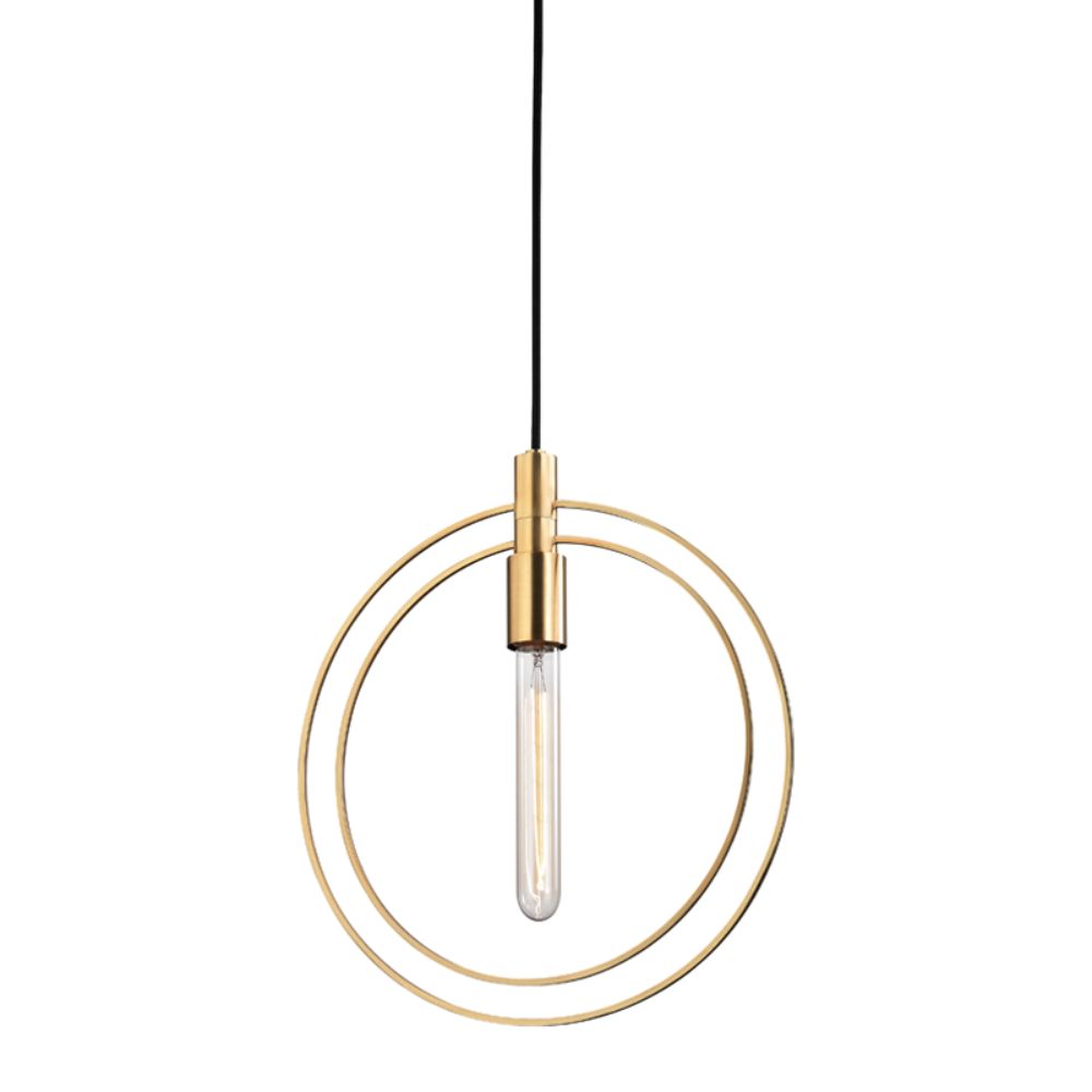 Hudson Valley 3050-AGB 1 LIGHT PENDANT in Aged Brass